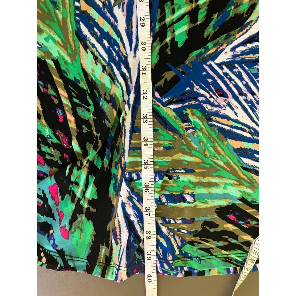 BCBGMaxAzria Lindy dress abstract print halter knee length dress - Picture 9 of 9